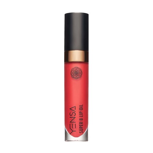 YENSA Super 8 Lip Oil, Natural Korean Moisturizing Gloss, No-Sticky Transparent Formula For Hydrating Lip Care (Rising Ruby) .22 fl oz