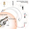 Upgrade 100112330 Water Heater Pilot Assembly, Replace 9007876 Thermopile for Water Heater, Compatible with 300 301 Series Whirlpool Water Heater Parts & A.O.Smith, American, State, Kenmore, Reliance