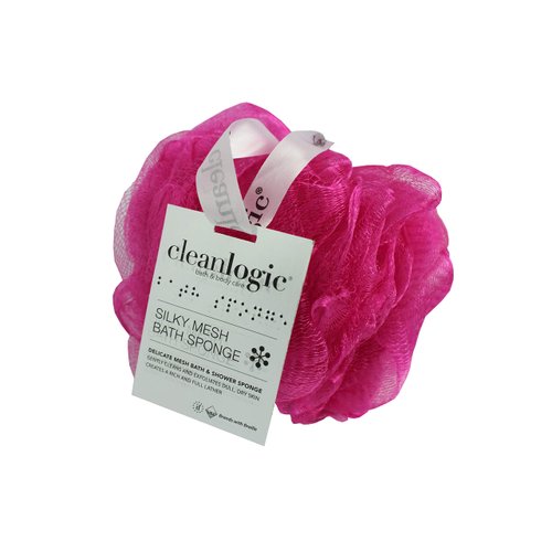 Clean Logic Silky Mesh Bath & Shower Sponge