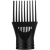 Hair Dryer Diffuser Professional Universal Hairdressing Wind Blow Cover Comb Attachment Nozzle Black Straightening Detangling Fine Curly Natural Hair Professional Processed Blow Dryer Comb Attachment