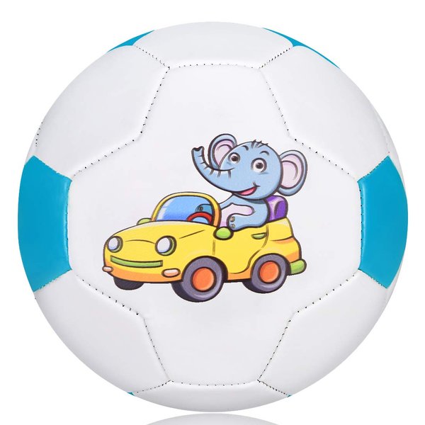 Wisdom Leaves Mini Soccer Ball for Baby/Toddlers,Small Soccer Balls Size 1.5,Baby Toy Balls for Indoor and Outdoor Play Games,Soft and Lightweight（160g）