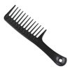 4pcs Hair Combs Wide Tooth Comb Detangle Hair Comb Styling Hair Comb for Long Hair Curly Hair (Black)