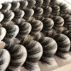 Gmagictobo False Eyelashes 20MM Thick Mink Lashes Pack 16 Pairs Fluffy Dramatic Fake Eyelashes 2 Styles 5D Long Soft Handmade Eye Lashes Multipack