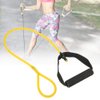 Single Resistance Exercise Band, Comfortable Handles Elastic Cord Ideal for Physical Therapy, Strength Training, Muscle Toning (Yellow)