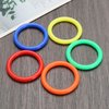 SG Store 1 Set Wooden Bird Training Toys Parrot Training Colorful Stacking Rings Toy Educational Foraging Toy for Small to Medium Birds