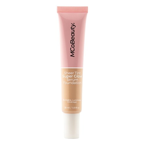 MCoBeauty Super Glow Sheer TINT Serum Foundation 0.5-2, Ultra-Invisible, Skin Perfecting, Lightweight, with Kiwi Fruit Extract and Shea Butter, Vegan, Cruelty Free Cosmetics