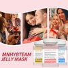 Mnhybteam Jelly Masks For Facials Professional, hydrojelly Mask SkinCare Spa Face Mask Gel Powder Hydrating & Deeply Purifying hydrojelly Mask Spa Set, (Bulgarian Rose Pack of 1), 23 Fl Oz