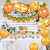 Little Cutie Baby Shower Decorations, A Little Cutie is On The Way Banner, Cutie Garland, Orange Theme Clementine Birthday Party Decorations,Children's Orange Theme Birthday Party Decoration Supplies