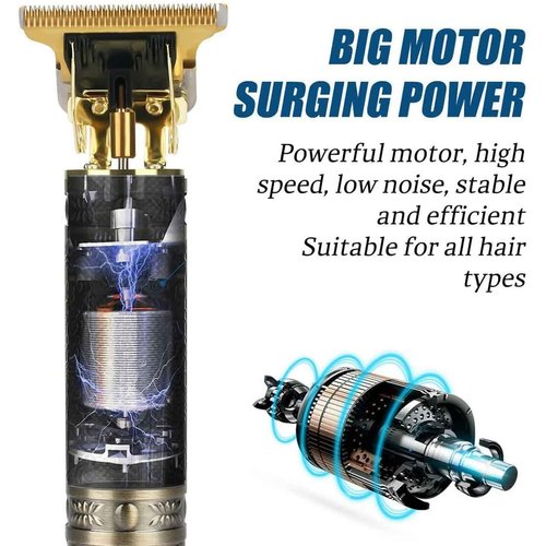 Generic Professional Hair Clippers for Men Cordless， Mens Clippers and Grooming Set，Electric Shavers, Clippers Set，Hair Cutting Kit LCD Display（Bronze)