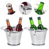 Doll House Accessories 2 Sets 1:12 Miniature Beer Set Mini House Bar Red Wine Basket with Beers Barrel for Dollhouse Kitchen Wine Cooler Crafts Party Decorative Accessories