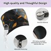Hair Steamer Cap, Portable Hair Care Hat with 10 Mode Temperature Control, 110V Electric Heating Cap for Hair SPA Beauty Steamer Nourishing Hat Hair Thermal Treatment Cap (Black Feather)