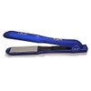 Iso Beauty Gold Collection Metallic Blue 1.25" OR 1.5" Flat Iron Hair Straightener W/Auto Shut Off - Smart Memory - Temp Control - 1.5" Plates (1 1/2"))