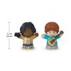 F-Price Toy Figure Pack ~ Story Starter Figure Set - HBW68 ~ Photographer and Ukulele Player Figures, Brown, Blue, Gray