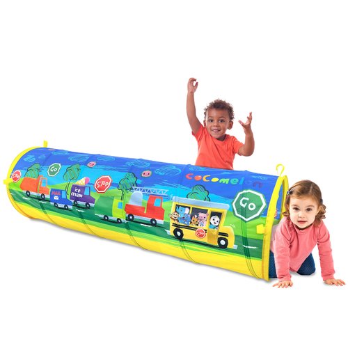 Cocomelon Tunnel for Toddlers Pop Up Play Tunnel Tent for Kids to Crawl Through | Collapsible and Portable Toy