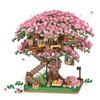 Cherry Bonsai Tree Building Sets, Original Scene Music Cherry Blossom Tree Building Kit 2008 Pcs,Type :Symphony. Sakura Tree House Building Set, Cherry Tree Building Set, Sakura Tree Building Set.