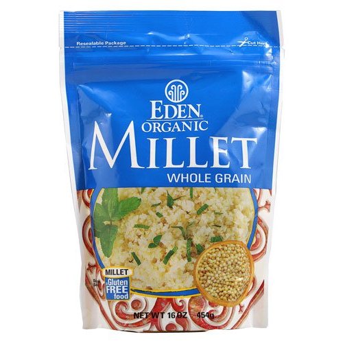 Eden Foods Organic Millet Whole Grain Gluten Free -- 16 oz - 2 pc