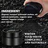 2-Pack Teeth Whitening Charcoal Powder + Bamboo Brush Oral Care Sets, WUBLSYAN Natural Activated Charcoal Teeth Whitener Powder
