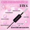 FASLASH Bond and Seal Lash Glue 12ML Lash Cluster Glue Lash Bond and Seal Waterproof Eyelash Glue for Eyelash Extensions Hold 48-72 Hours