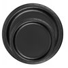 Party Favors Plus 24 Plates 9" Paper Dinner Lunch Plates Wax Coated - Black