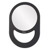 Diane Professional Quality Hand Mirror – Hand Held Mirror with Handle, Single Sided Vanity Makeup Mirror for Women, Men, Salon, Barber, Shaving, and Travel, Medium 7.5" x 11" In Black