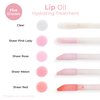 MCoBeauty Lip Oil Hydrating Treatment, Pink Lady, Moisturizing Shine for Naturally Beautiful Lips, Vegan, Cruelty Free Cosmetics