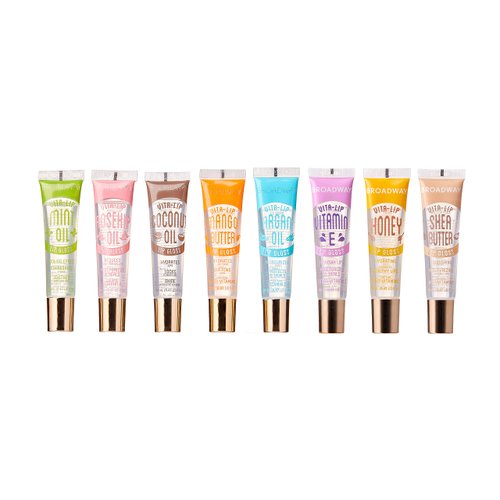 Ruby Kisses Broadway Vita-Lip Clear Lip Gloss - Moisturizing, Hydrating, Nourishing with Mint, Ro...