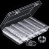 Hicarer 100 Pieces Clear Plastic Coin Capsules Coin Holders for Collectors Coin Protectors Coin Case with Storage Organizer Box for Morgan Silver Dollars Glitter Samples Collection Supplies, 30 mm