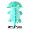 Onsoyours Chubby Dragon Stuffed Animal Adorable Plushies Soft Huggable Plush Pillow Kawaii Cute Dragon Plushie Toy for Kids (Cyan Dragon, 10")