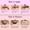 DAODER Lash Clusters Kit with Bottom Lashes Natural Lash Extension Kit with Lash Remover 40D D Curl Fluffy Top & Bottom DIY Eyelash Extension Kit 10-16MM 300pcs(40D+Bottom Lash Clusters Kit)