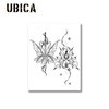UBICA Temporary Tattoos Adult, 2 Sheets Fake Tattoos, Realistic And Long-Lasting Non-Reflective, Waterproof For 1-2 Weeks, Butterfly Sword Design Tattoo Sticker 3.8x4.4in