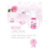 Bulgarian Rose Oil Moisturizing Body Care 3 Piece Gift Set - Natural Rose Body Lotion, Natural Rose Body Wash, Natural Rose Hand Cream