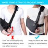 Arm Sling Shoulder Immobilizer with Adjustable Split Strap, Lightweight Breathable Wrist Elbow Support for Dislocation, Fracture, Sprains & Broken Arm, Fits Both Adults and Youths