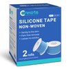 Conkote Soft Silicone Tape, Pain-Free Removal, Easy Cut Size, 1" x 4 Yards, 2 Rolls
