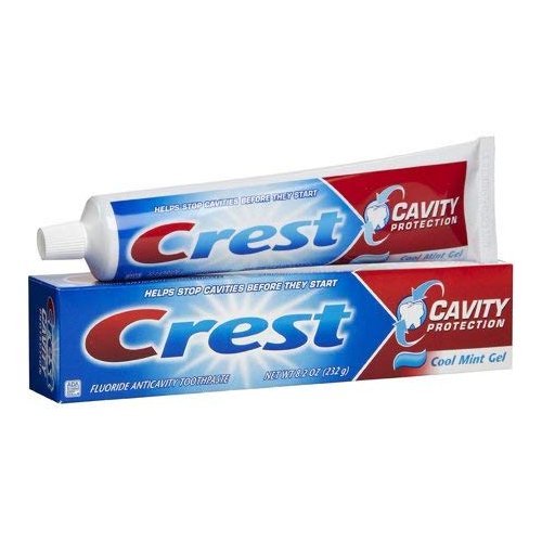 Crest gel cavity protection cool mint toothpaste (Pack of 10)
