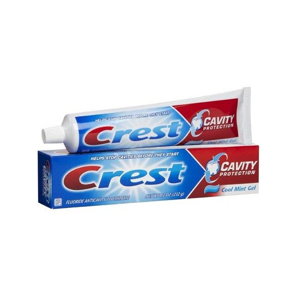 Crest gel cavity protection cool mint toothpaste (Pack of 10)