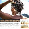 Root Activator Shampoo, Hair Regrowth Conditioner Mane Strengthening Activating Shampoo, Natural Formula, Hair Growth for Men and Women 2PCS