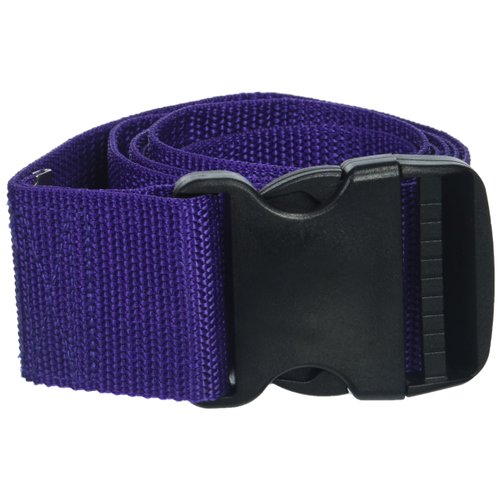 Prestige Medical Nylon Gait Transfer Belt with Plastic Buckle, Purple, 3.75 Ounce