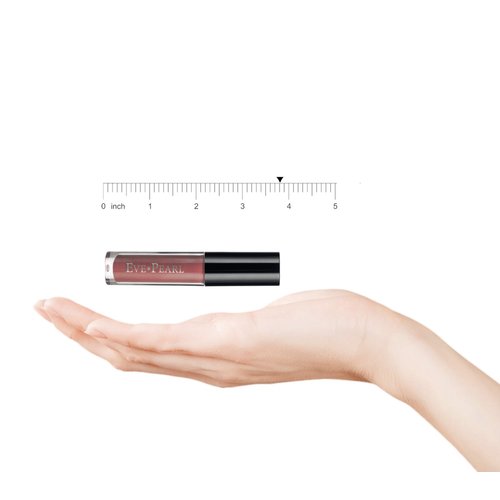 EVE PEARL Liquid Lipstick Rich Pigment Daily Lip Care Vitamin E Moisturizing Lip Color (Rich Caramel)