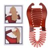 4 Pcs Plastic Banana Hair Clips,Flexible Hair Banana Grips Ponytail Holder Hair Comb Hair Accessories for Women Girls