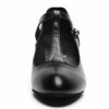 Womens Black T-Strap Character Shoes Latin Salsa Ballroom Dance Heels Wedding Shoes Dress Pump (9 / Black)