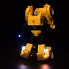 LightGo LED Lighting Kit Designed for Lego Transformers 10338 Bumblebee Light up Set - Not Include Model (Remote Version)