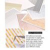 7 Sheets Nail Striping Tape Metallic Lines French Tip Manicure Strip Adhesive Holographic Foil Design Gold Sticker Decals for Nail Art