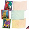 The Best Card Company - 10 Blank Dog Greeting Cards for All Occasions (4 x 5.12 Inch) - Painted Pups M3320