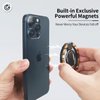 Magnet Phone Ring Grip Metal Magnetic Ring Stand New Mobile Phone Ring Holder Desktop Bracket (Color Wood)