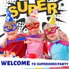 iROLEWIN Star Superhero-Capes and Masks for Kids Bulk 12 Pack Super-Hero Dress-Up Costumes for Girls Boys Party Favors Halloween Gifts