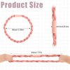 Boho Hair Ties, 48 Pcs Elastic Hair Ties No Damage Ponytail Holders Cute Hair Tie Bracelets for Women Boho Hair Accessories Nylon Hair Ties Soft Colorful Hair Ties for Thick Hair Thin Hair and Long