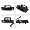Anina Tailgate Handle Backup Camera for Dodge Ram 1500 2500 3500 (2009-2017) Reverse Rear View Camera to Replace Factory Door Handle Parking Camera Directly Install W/ 26ft Extension Cable Cord