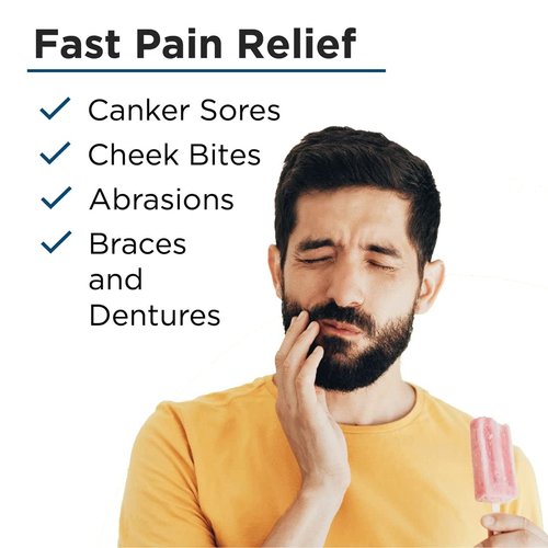 CUROXEN Mouth Sore Relief, Made with All-Natural Ingredients Including Olive Oil, Calendula, Beeswax, Clove Essential Oil, and Cinnamon Oil, Gluten-Free - 0.42 oz