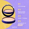 Nailen Compact Makeup Setting Powder with Matte Finish, Shine Control, Full Coverage - Ideal for All Skin Types & Poreless Smooth Look - Tone 1, (1 Count)