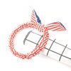 ZCYYYS Women Elastic Flag Headband with Bow Hair Band for 4th of July Headbands Head Wrap Hair Accessories TS2020 (Baby + Adult Rabbit)